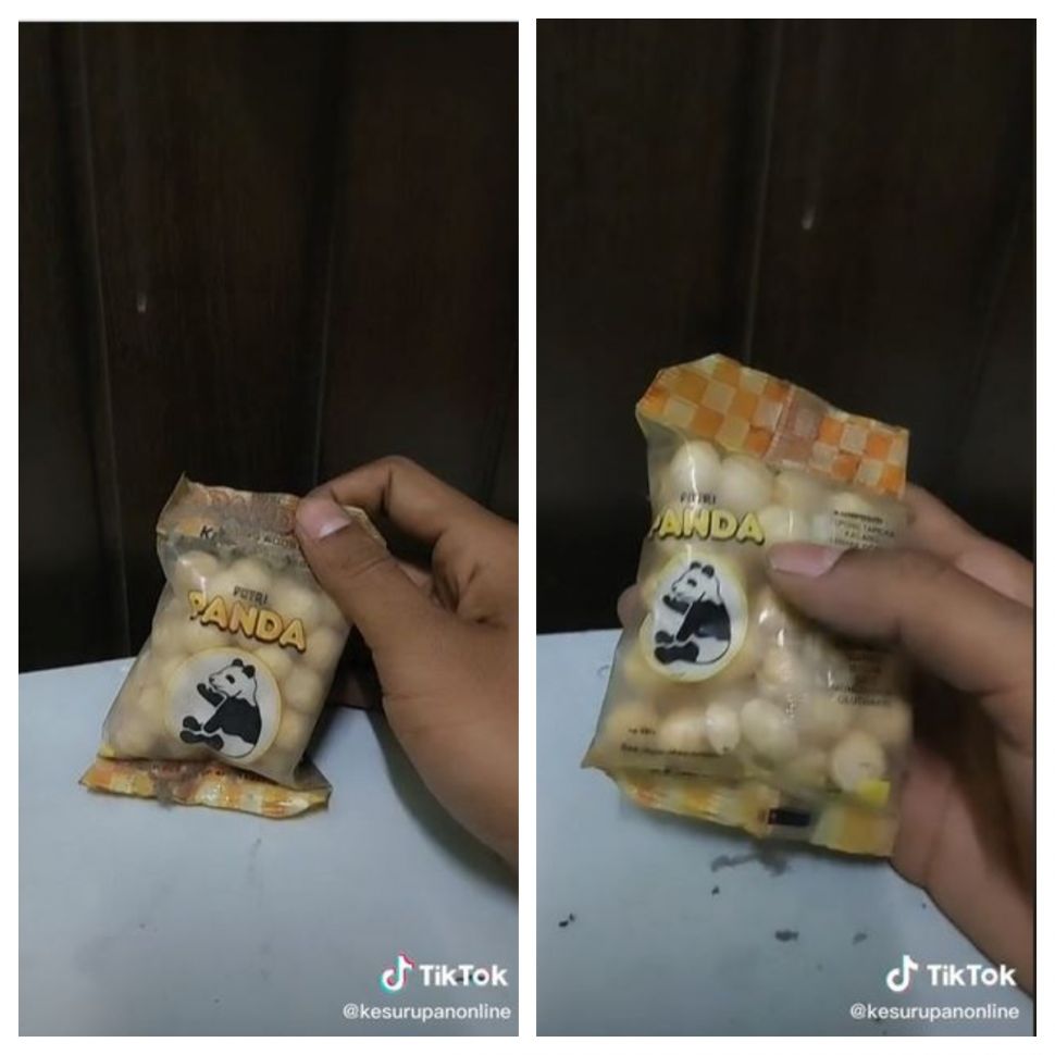 Kacang 10 tahun (TikTok @kesurupanonline)