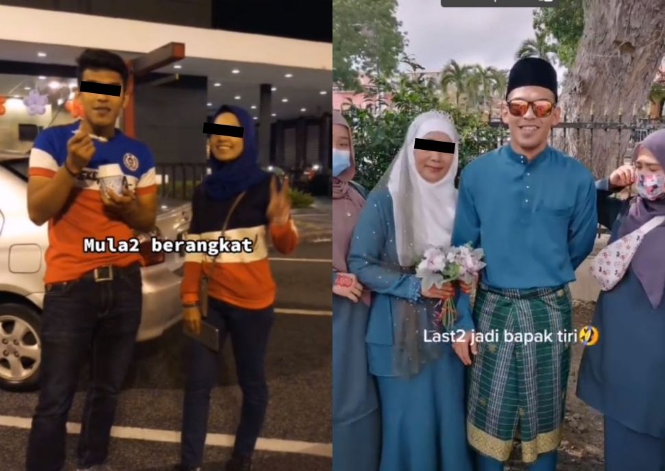 Dulu Kakak Angkat, Sekarang jadi Bapak Tiri. (TikTok/ceq_jihaaa)