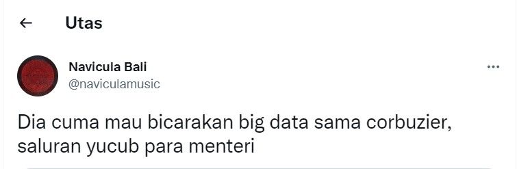 Cuitan Netizen soal Big data luhut binsar