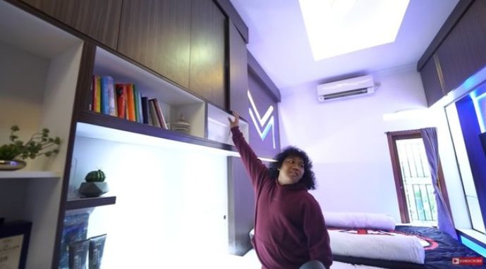 Kamar Mewah Marshel Widianto. (YouTube/Arief Muhammad)