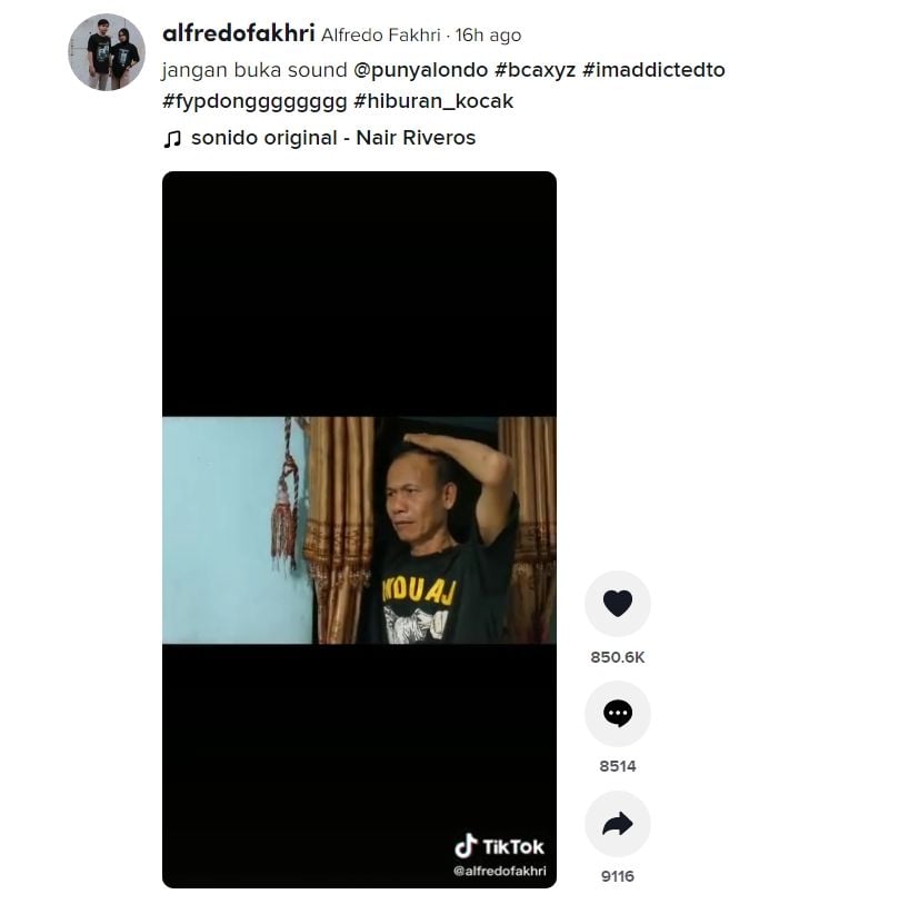 Viral reaksi ayah saat anak cium kening pacar. (Dok. TikTok)