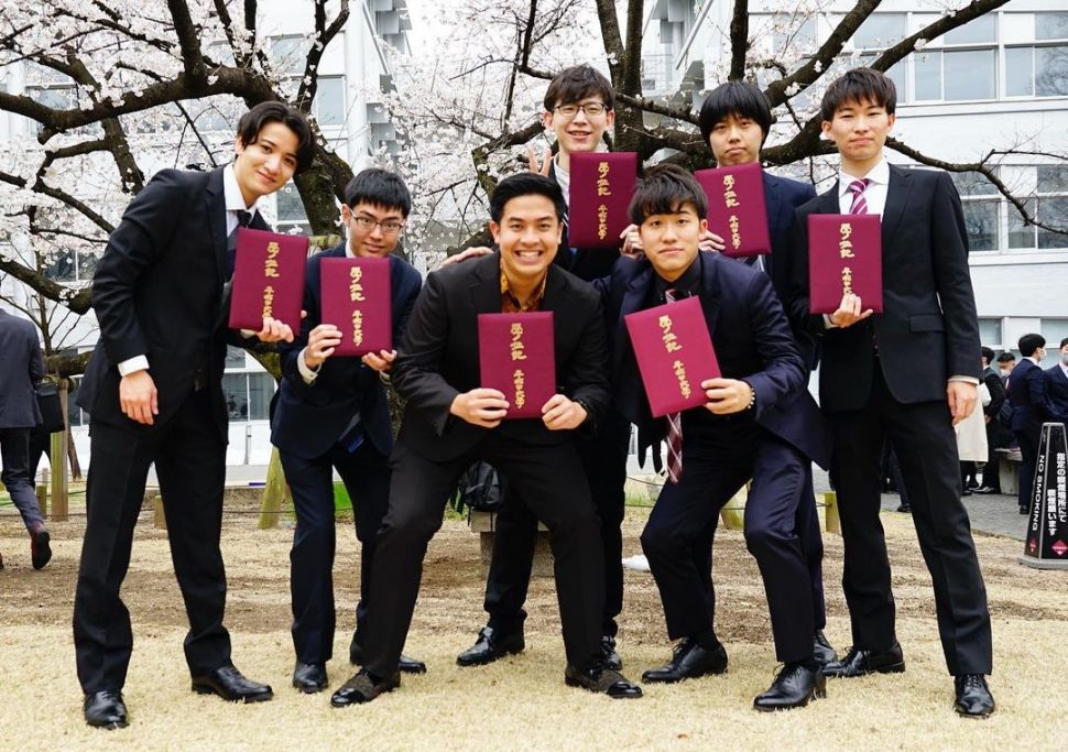 Potret Jerome Polin Wisuda di Jepang (Instagram/@jeromepolin)