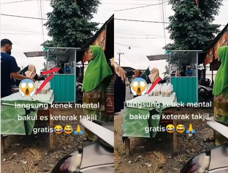 Bagikan Takjil Salah Tempat (instagram.com/terangmedia)