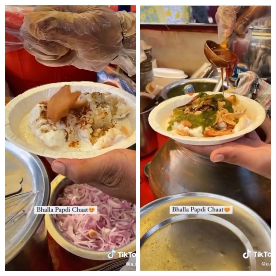 Makanan India dibuat dengan bersih (TikTok @a.rev)