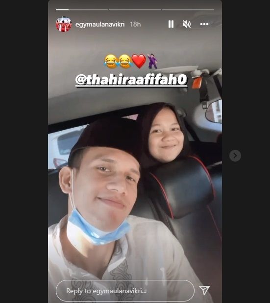 Egy Maulana Vikri memposting foto pukang ke Indonesia. (Instagram/egymaulanavikri)
