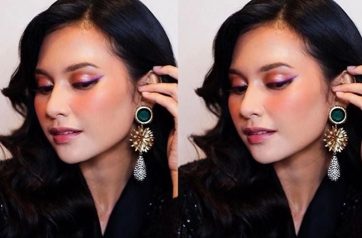 Potret Indah Permatasari Pakai Makeup Tebal (Instagram/@indahpermatas)