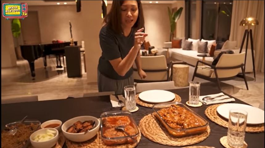 Maia Estianty sahur bersama El dan Dul (YouTube Maia ALELDUL TV)