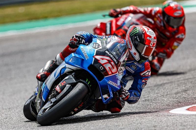 Pebalap tim Suzuki Ecstar Alex Rins (Ho via Suzuki Racing Corporation)