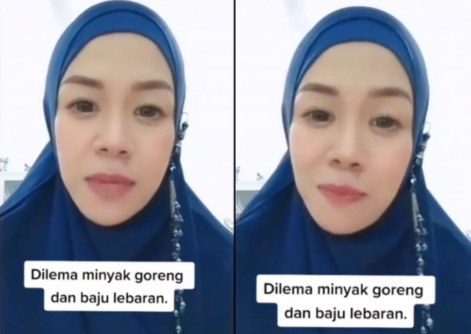 Emak-emak Beri Tanggapan Pedas Usai Disentil Megawati Soal Minyak Goreng dan Baju Lebaran. (Instagram/underc0ver.id)