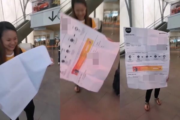 Viral Wanita Cetak Boarding Pass, Bentuknya Bikin Warganet Salfok: Merangkap Selimut (Twitter/@travelmenid)