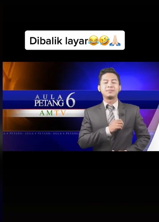 Presenter stasiun televisi AMTV di Jawa Timur, viral di media-media sosial, Jumat (22/4/2022). Pembawa acara yang viral itu bernama Kholilsyah. [Instagram]