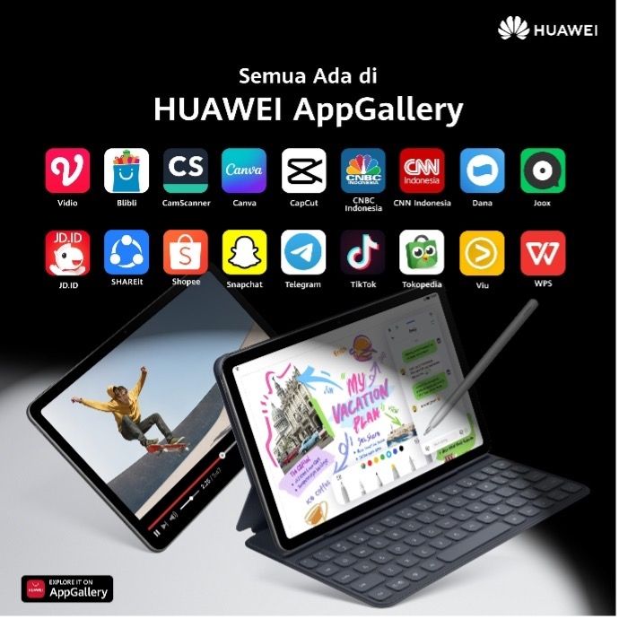  HUAWEI MatePad memberikan inspirasi tak terbatas kepada pengguna, membuat pekerjaan dan belajar menjadi mudah dan menyenangkan dengan pengalaman komputasi seluler yang lebih seamless [Huawei].