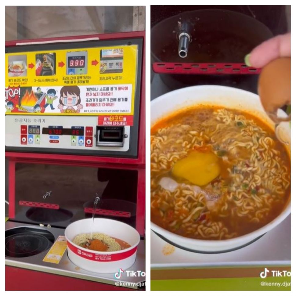 Jajan ramen di Sungai Han (TikTok @kenny.djafar)