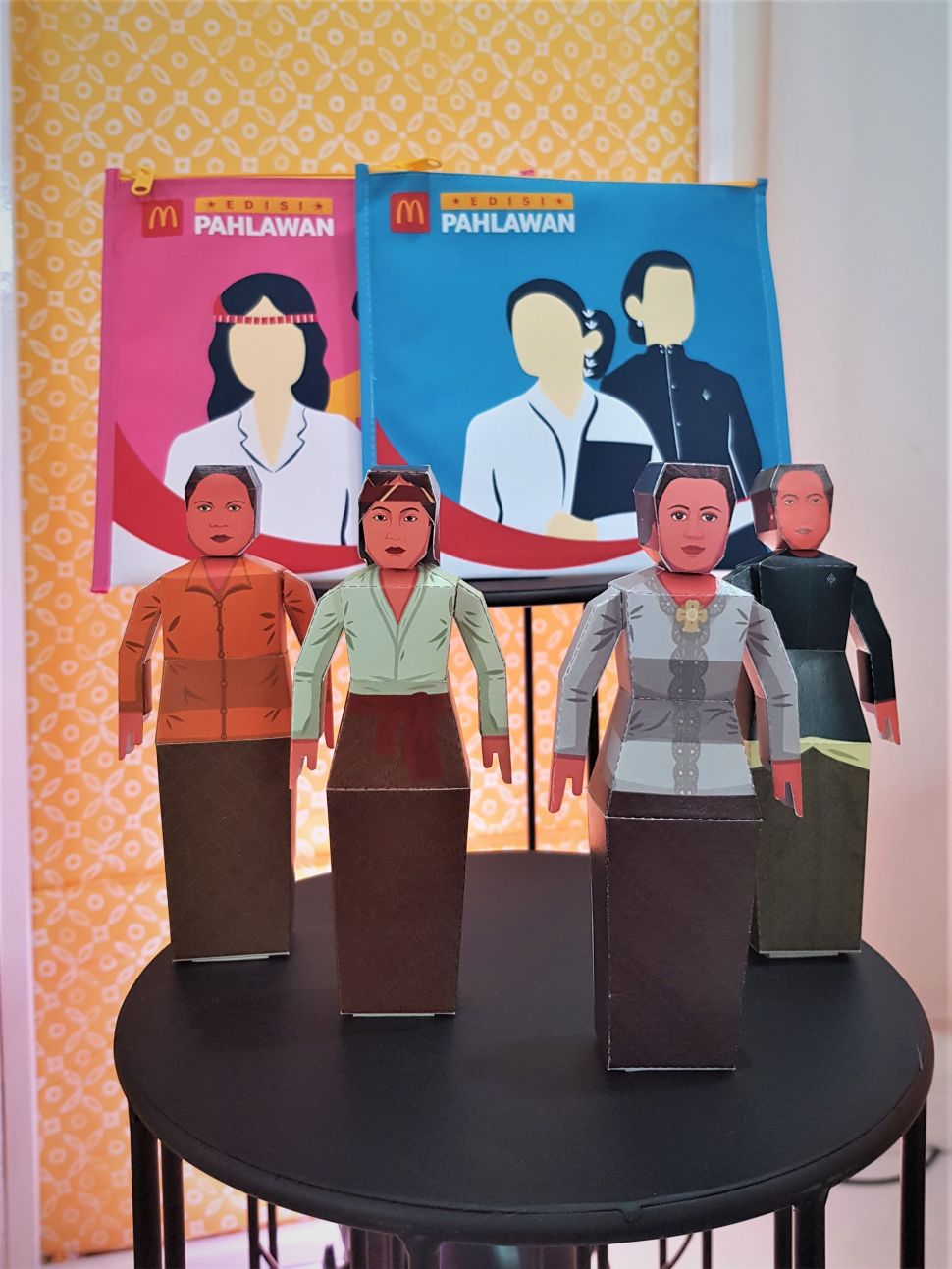 Figur 3D 4 Pahlawan Wanita Indonesia. (Dok. McDonald’s Indonesia)