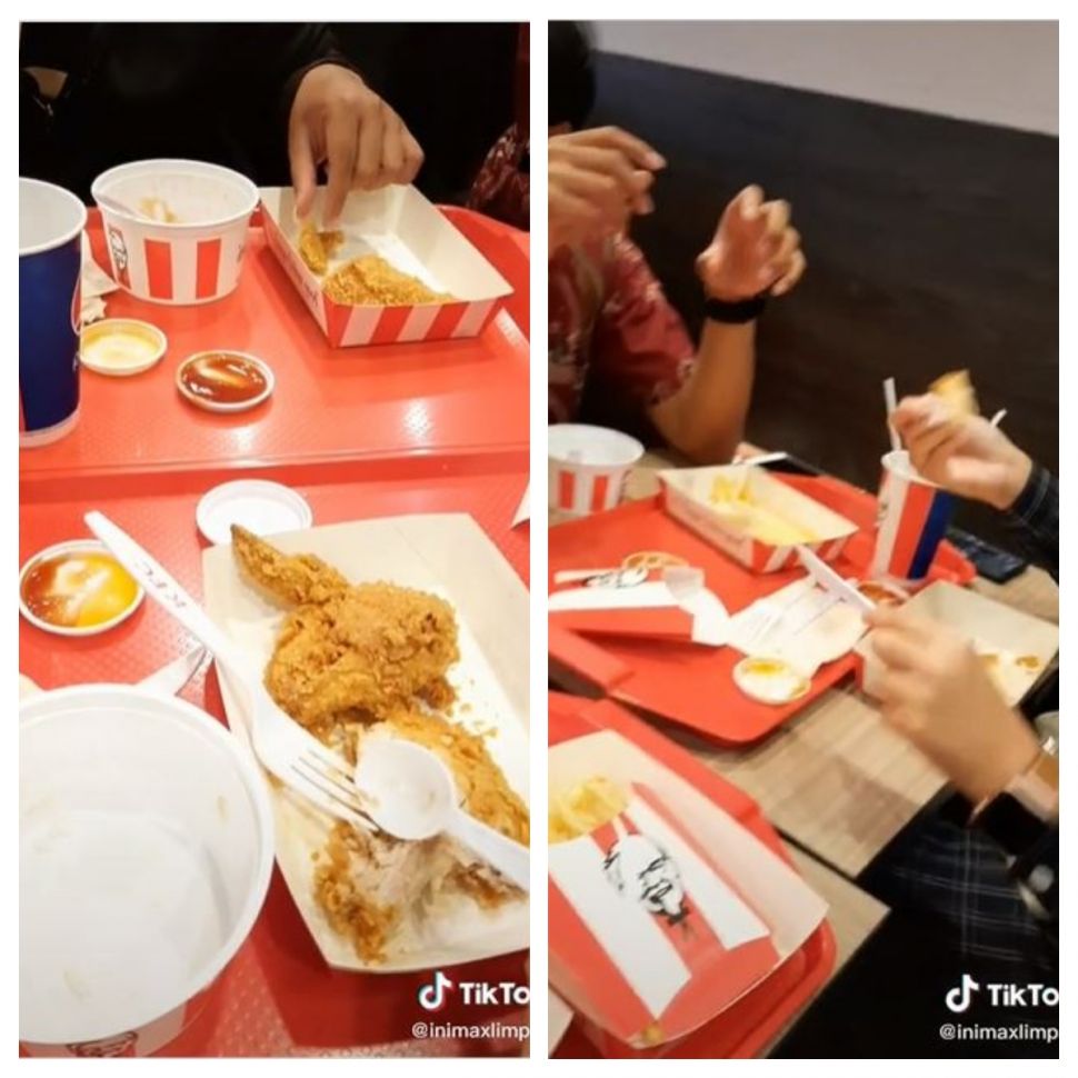 KFC di Thailand (TikTok @inimaxlimpan)