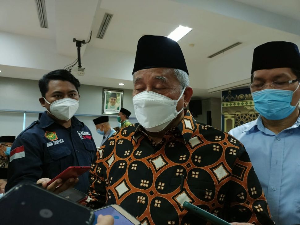 Komisaris Utama Bank Mega Syariah, Prof Mohammad Nuh. (Restu Fadilah/Suara.com) 