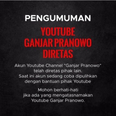 Postingan Ganjar Pranowo. [Instagram/@ganjar_pranowo]