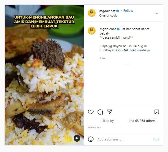 Nasi Babt Madura (Instagram @mgdalenaf)