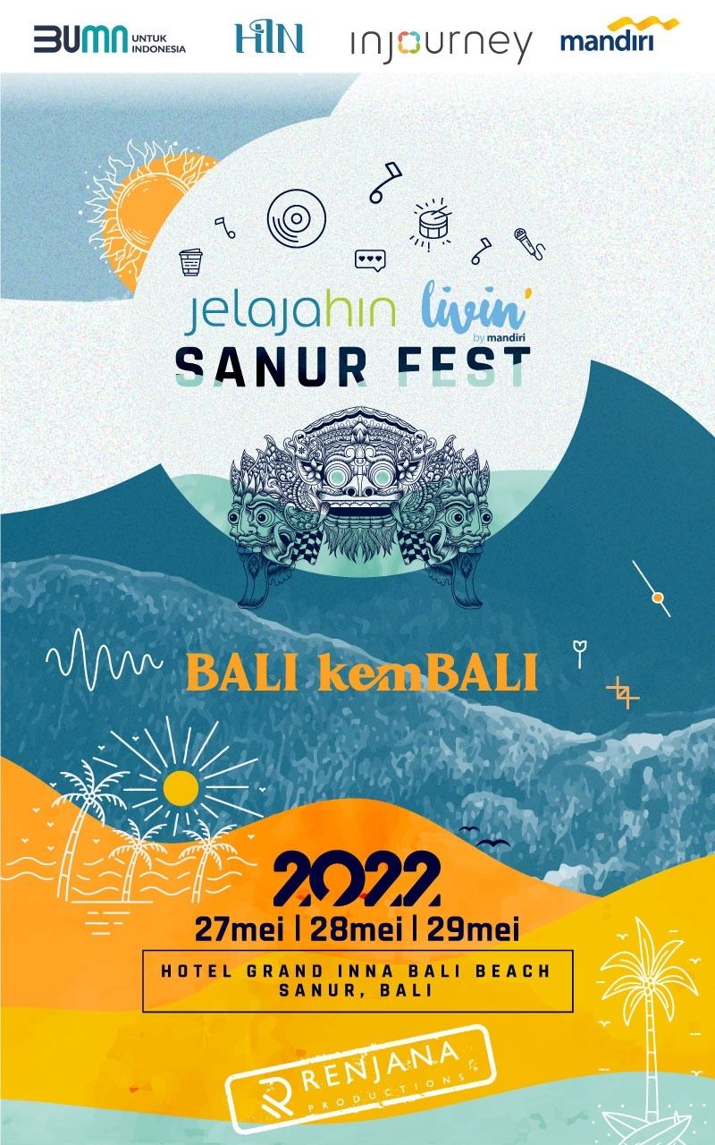 Jelajahin Livin Sanur Fest diselenggarakan pada 27 hingga 29 Mei 2022. (Dok. Jelajahin)