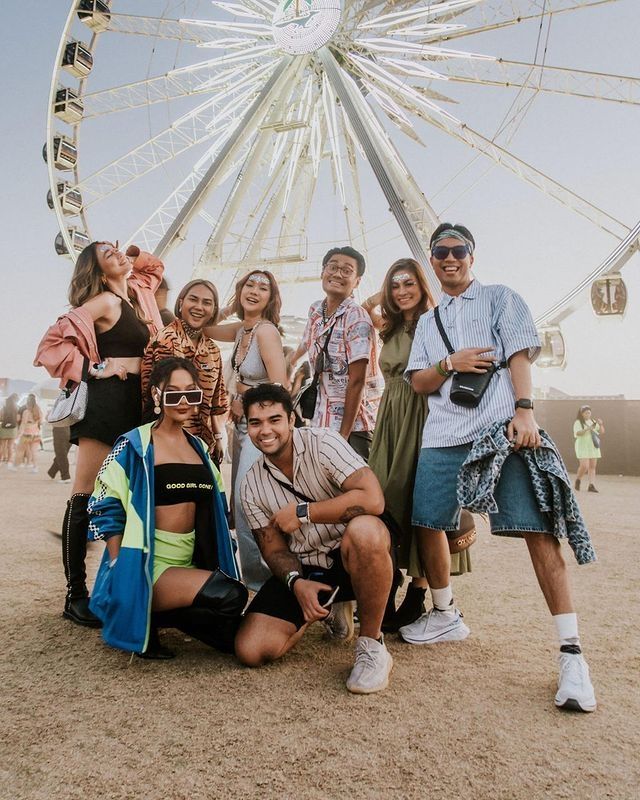 Gaya Kece Luna Maya Nonton Coachella (Instagram/@lunamaya)