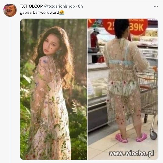 Viral Ibu-ibu Belanja Pakai Dress Transparan Tanpa Inner (twitter.com/txtdarionlshop)