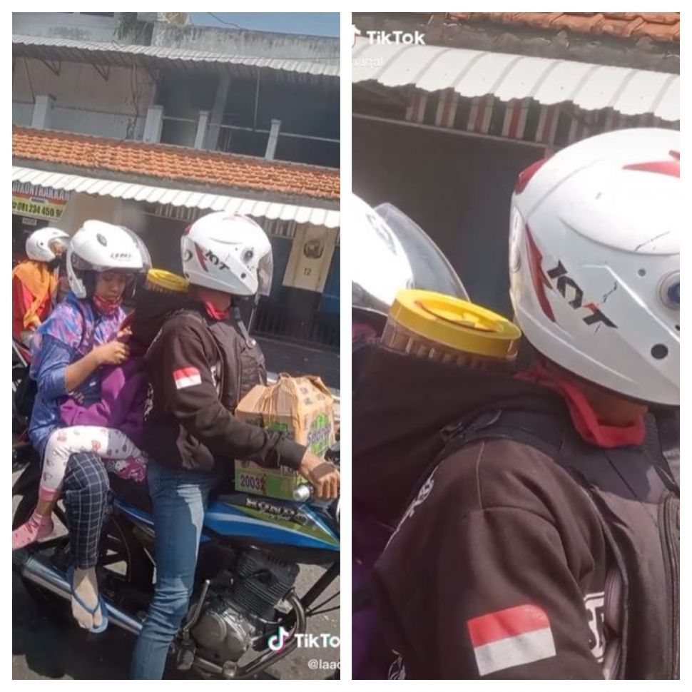 Mudik dengan toples jajanan (TikTok @laaqal)