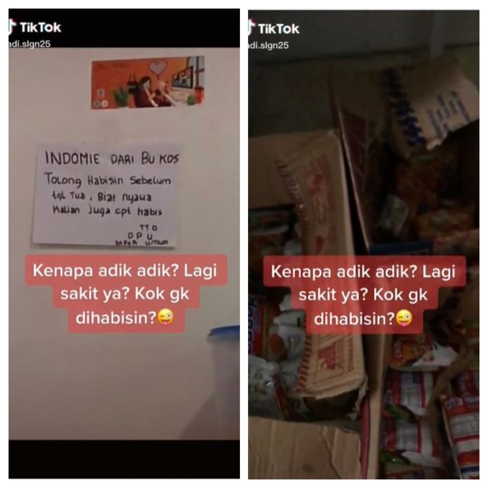 Mi gratis untuk penghuni kos (TikTok @fajargpjkt)