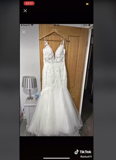 Pria Jual Gaun Pengantin Milik Mantan Tunangan yang Selingkuh (tiktok.com/pduck11)