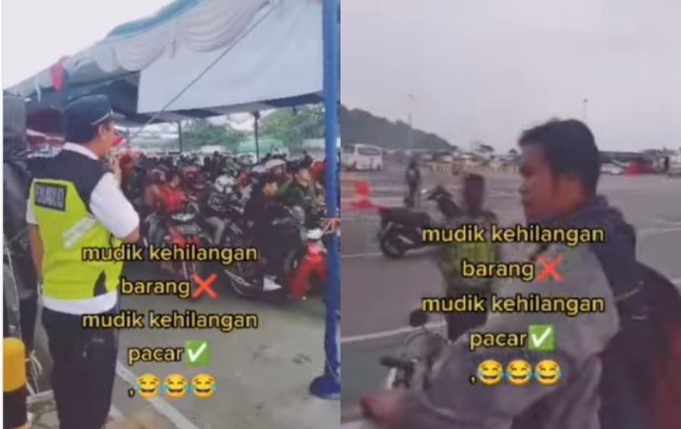 Pria kehilangan pacar saat mudik (instagram.com/netizeniseng/)