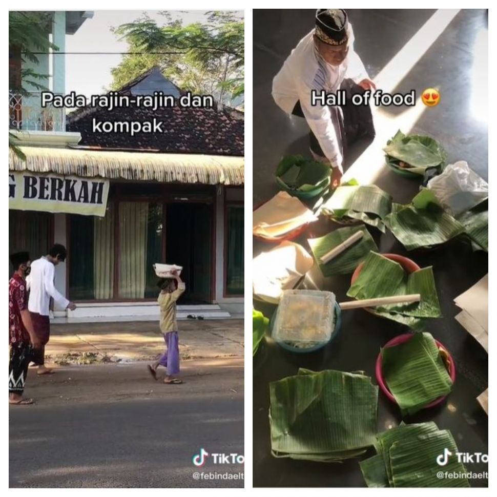 Tradisi lebaran di Tulungagung (TikTok @febindaeltito)