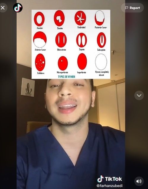 Penjelasan tentang selaput dara (TikTok)