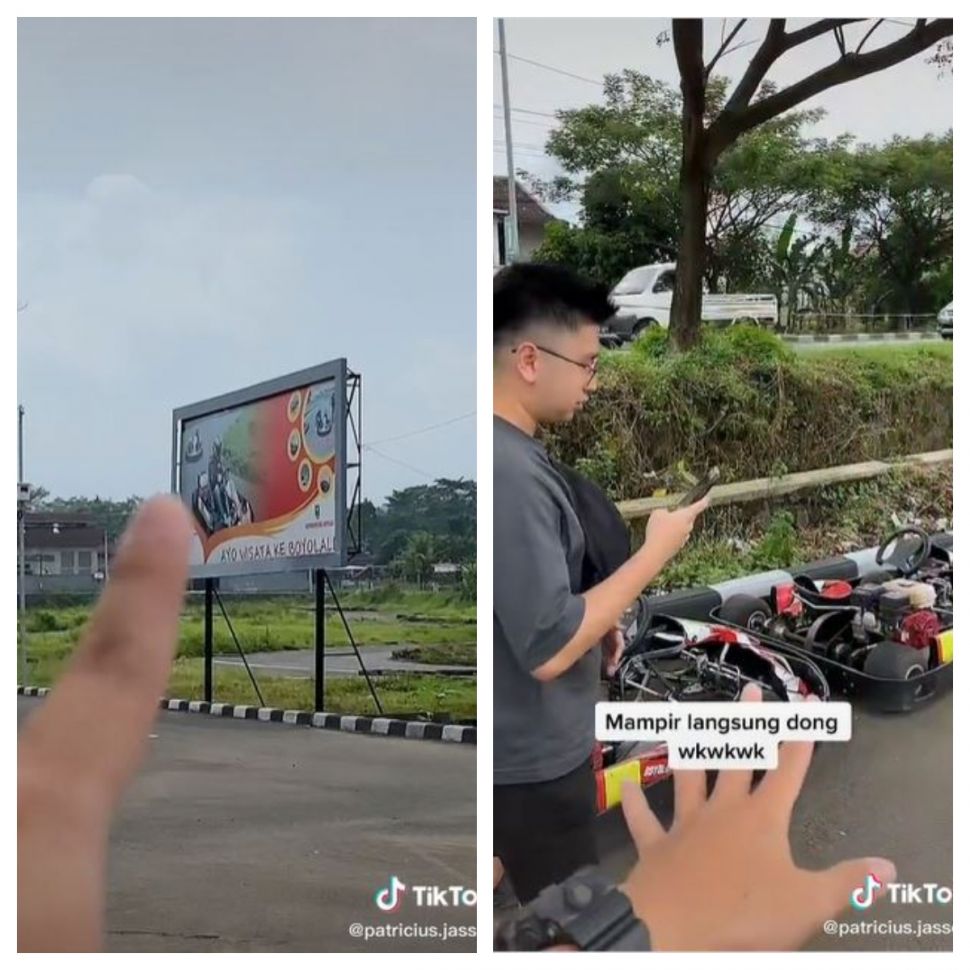 Sirkuit Gokart Boyolali (TikTok @patricius.jasson)