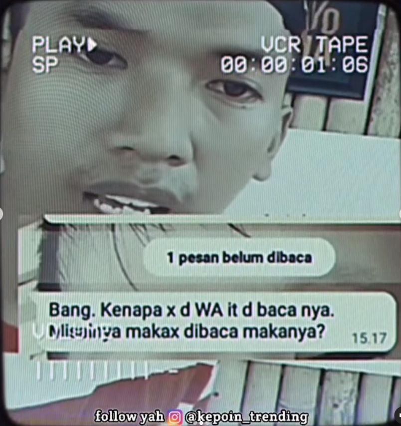 Seorang konten kreator menjadi perbincangan warganet di media-media sosial, setelah videonya yang menerangkan kenapa huruf X seringkali dipakai sebagai pengganti "Nya" dalam percakapan via WhatsApp. [Instagram/@kepoin_viral]