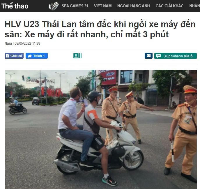 Alexandre Polking viral karena naik motor tak pakai helm. (soha.vn)