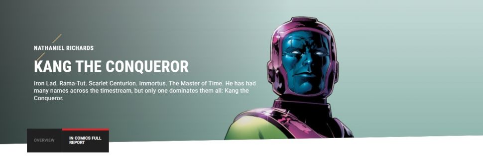 Kang the Conqueror. [Marvel]