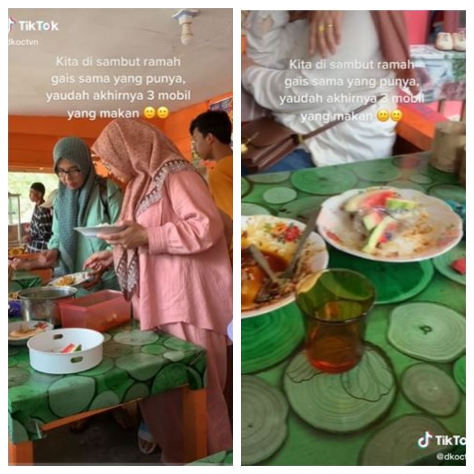 Makan di rumah warga (TikTok @dkoctvn)