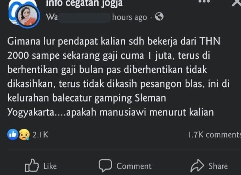 Pengakuan dipecat (Twitter/@ndagels)