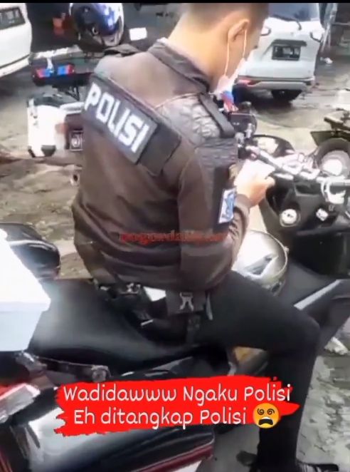 Haikal Zhorid Mauliddin ditangkap karena mengaku-aku sebagai anggota Polresta Bogor Kota. [Instagram]