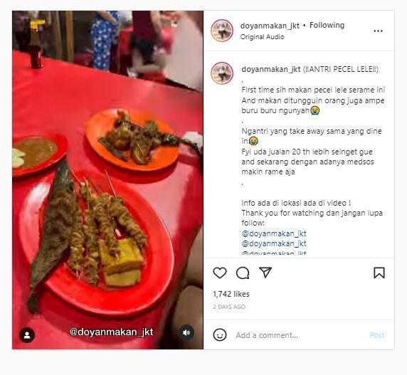 Nasi Uduk Pak Mur (Instagram @doyanmakan_jkt)