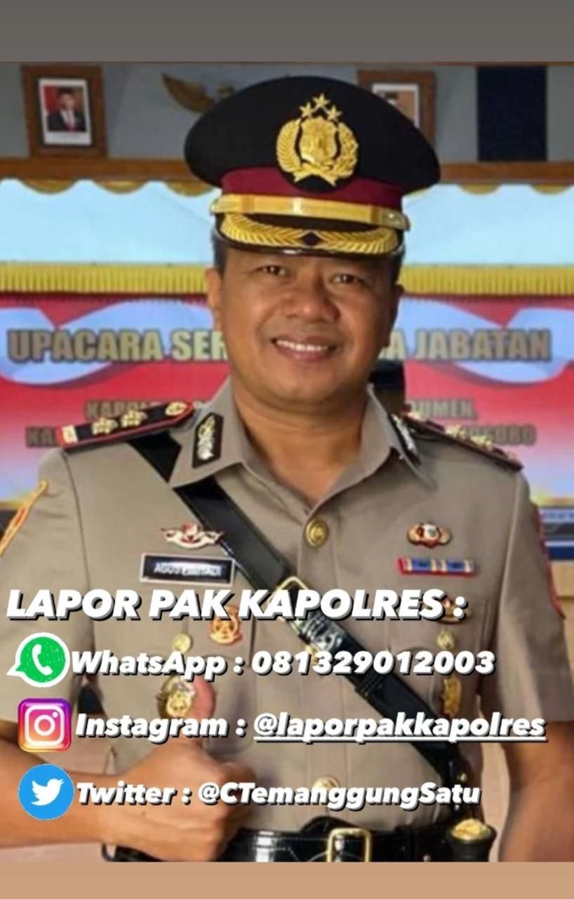 Polres Temanggung  meluncurkan program 'Lapor Pak Kapolres'. [Dok]