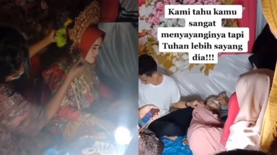 Ditinggal meninggal sehari setelah nikah (Instagram/underc0ver)