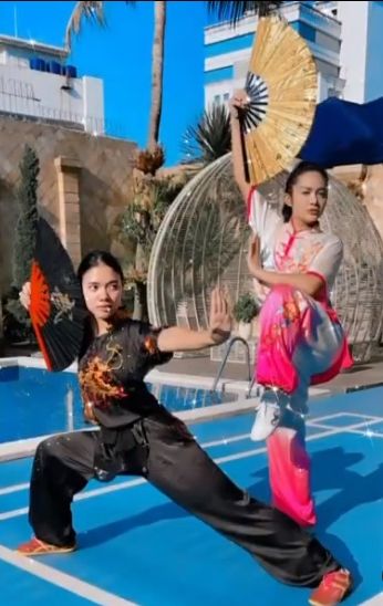 Potret Krisdayanti Latihan Wushu (Instagram/krisdayantilemos)
