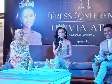 Press Conference Miss Global 2022. (Suara.com/Dini Afrianti Efendi)