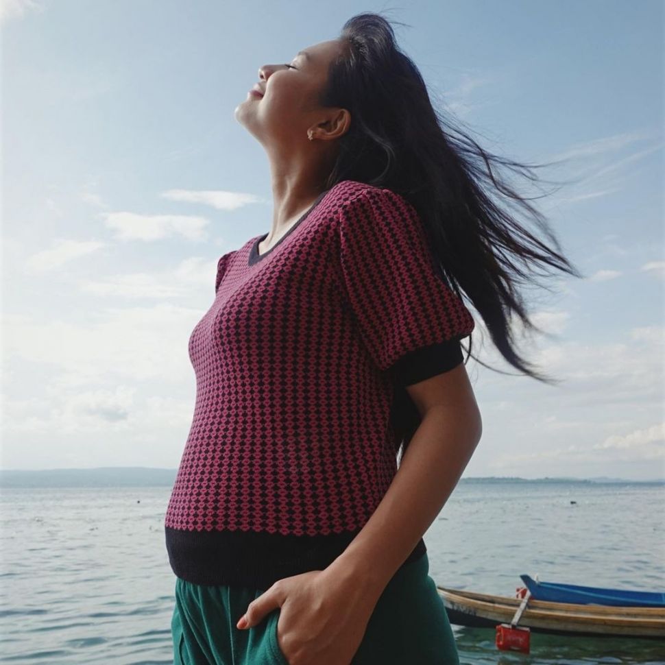 Momen Indah Permatasari Pamer Baby Bump (instagram/@indahpermatas)