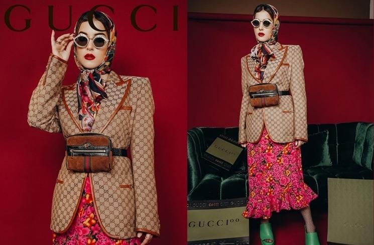 Artis Ikut Gucci Model Challenge (instagram)