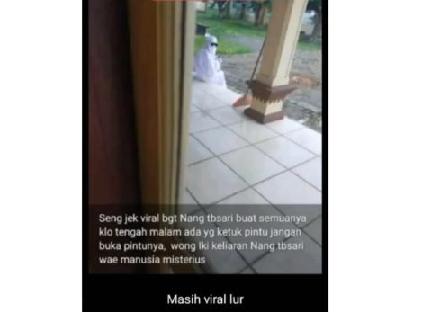 Viral Sosok Berpakaian Serba Putih Gedor Rumah, Minta Uang sampai Matikan Meteran Listrik (Instagram/memomedsos)