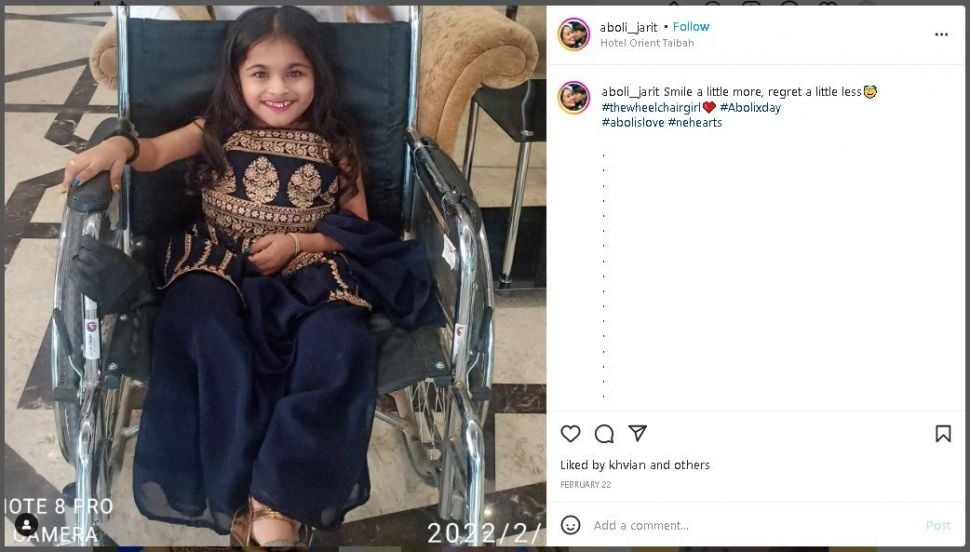 Aboli Jarit, Wanita India yang Memiliki Penampilan Seperti Anak 6 Tahun (instagram.com/aboli__jarit)