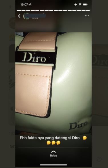 Belanja Online Tas Dior, yang Datang Malah Diro (twitter.com/txtdarionlshop)