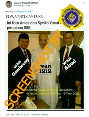 CEK FAKTA: Anies Baswedan bersama petinggi ISIS 