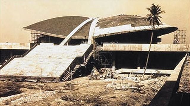 Proses pembangunan Gedung Nusantara. [Foto: MPR.go.id]